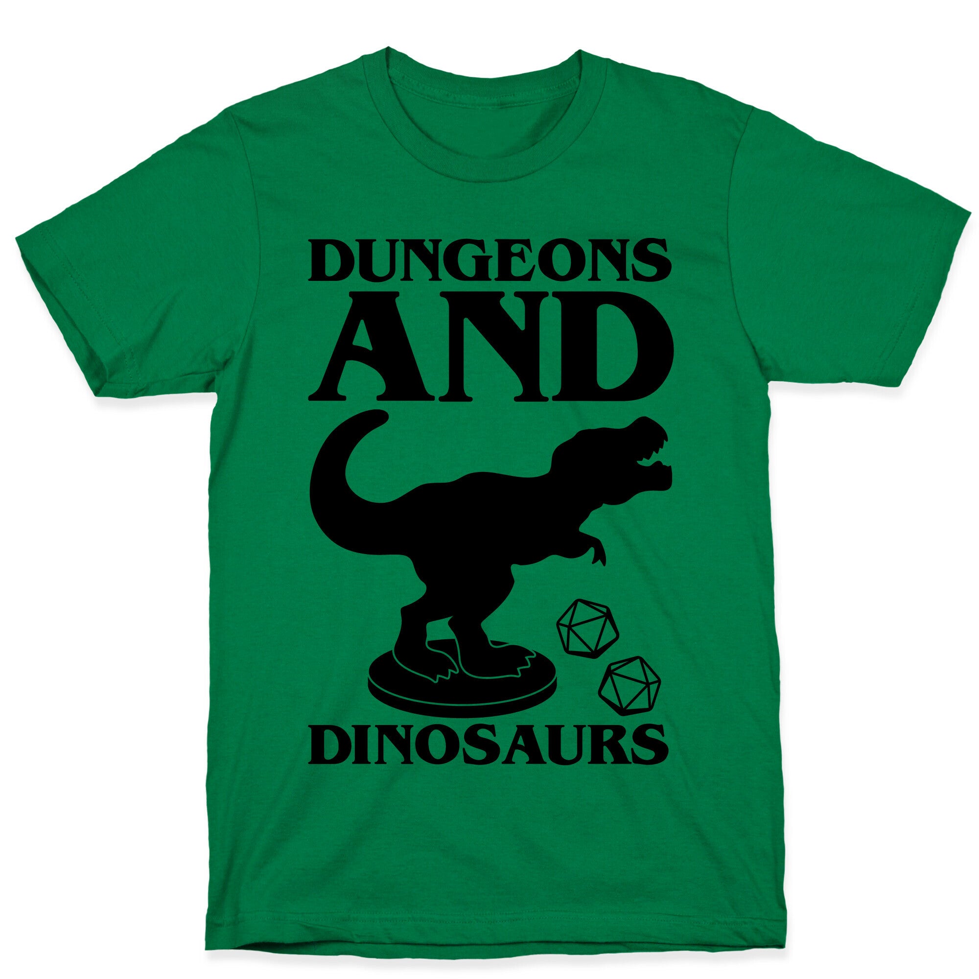 Dungeons and Dinosaurs Parody T-Shirt